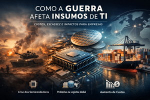 Como a guerra afeta insumos de TI custos, escassez e impactos para empresas em 2026